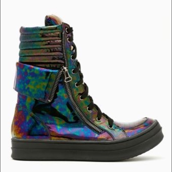 Jeffrey Campbell Shoes - Jeffrey Campbell Oil Slick Kirk Sneakers